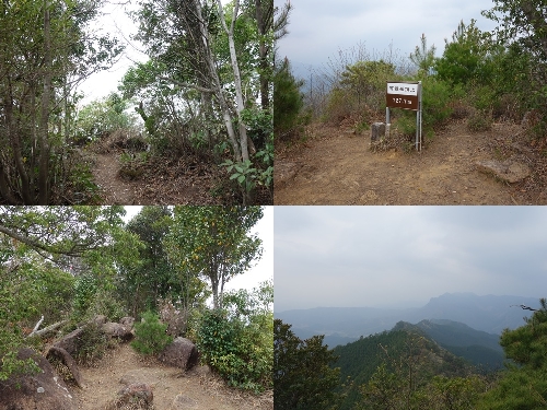 可愛岳山頂