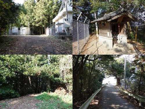 山頂付近